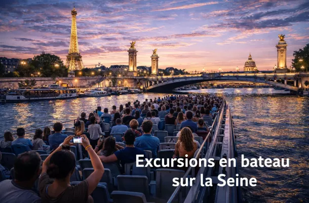 Excursions en bateau sur la Seine